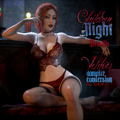Velikas Vampire Skin Conversion and Drusilla for G8.1 F