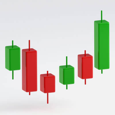 Candlestick Chart - 3D Model by AN studio