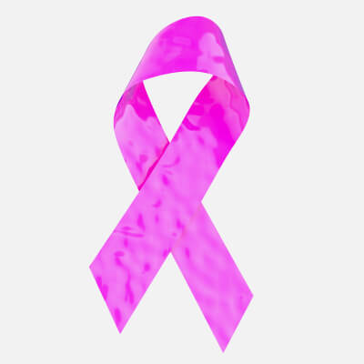 Pink Breast Cancer Ribbon by AN studio