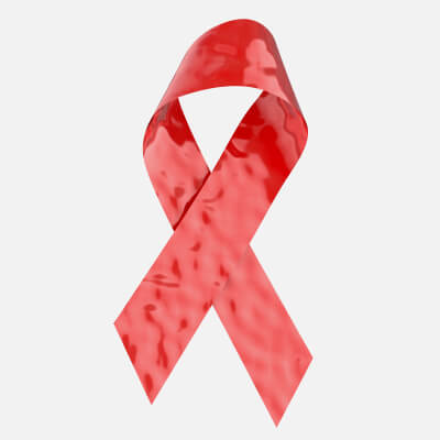 3d Red Ribbon by AN studio