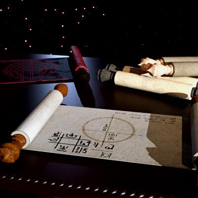 Scrolls for Daz Studio