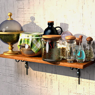 Witchs Kitchen Shelf