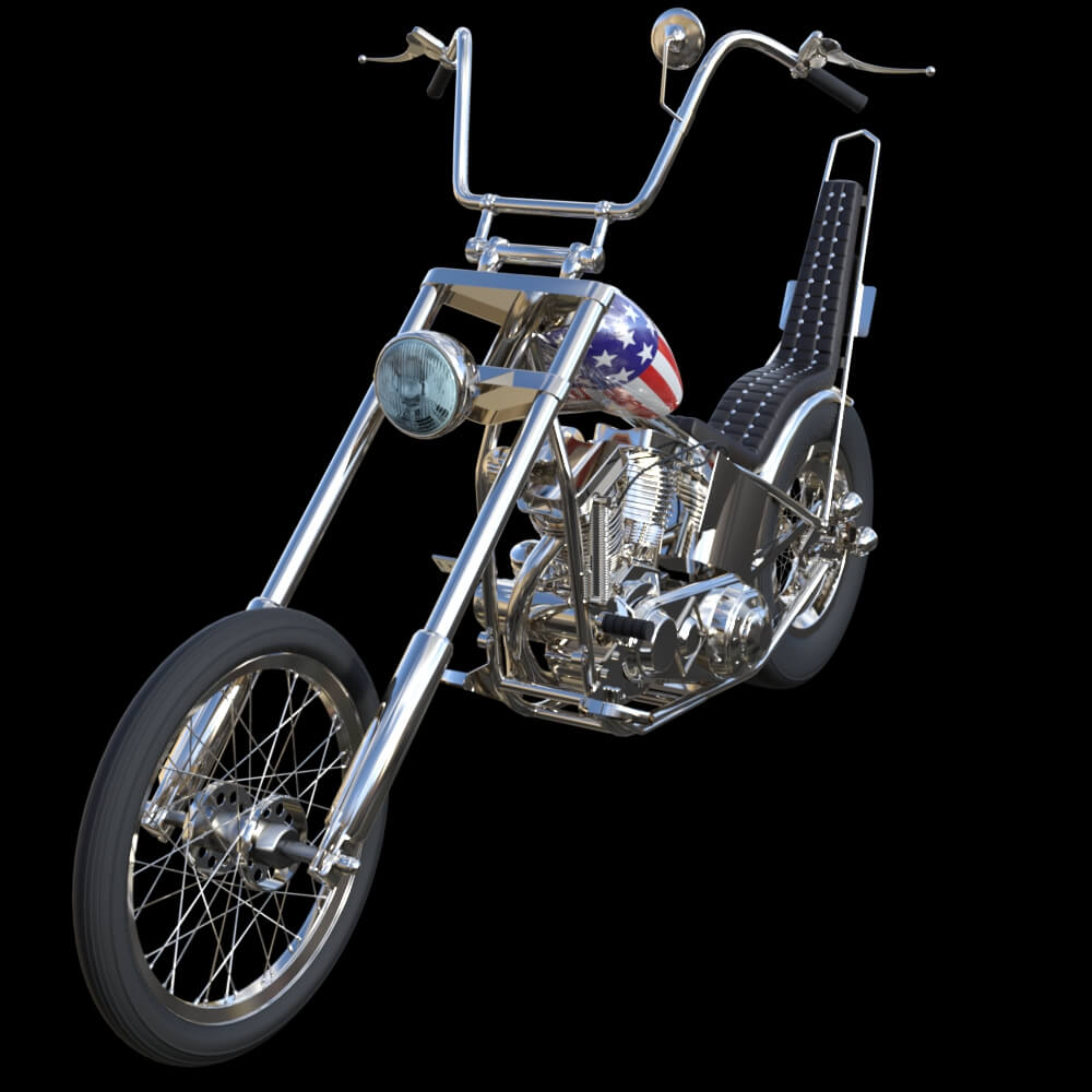 captain america motorbike