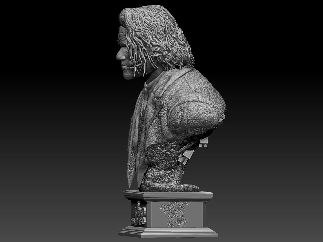 Joker 3D Print Model by Andreyad77