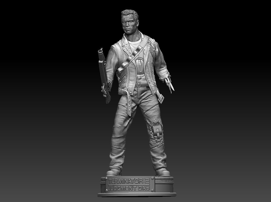Terminator 2 Judgment Day V2 - 3D Model by Andreyad77