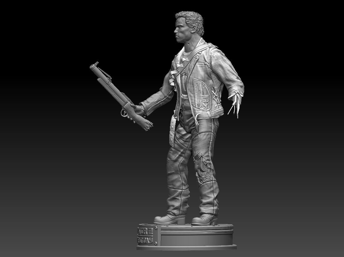 Terminator 2 Judgment Day V2 - 3D Model by Andreyad77