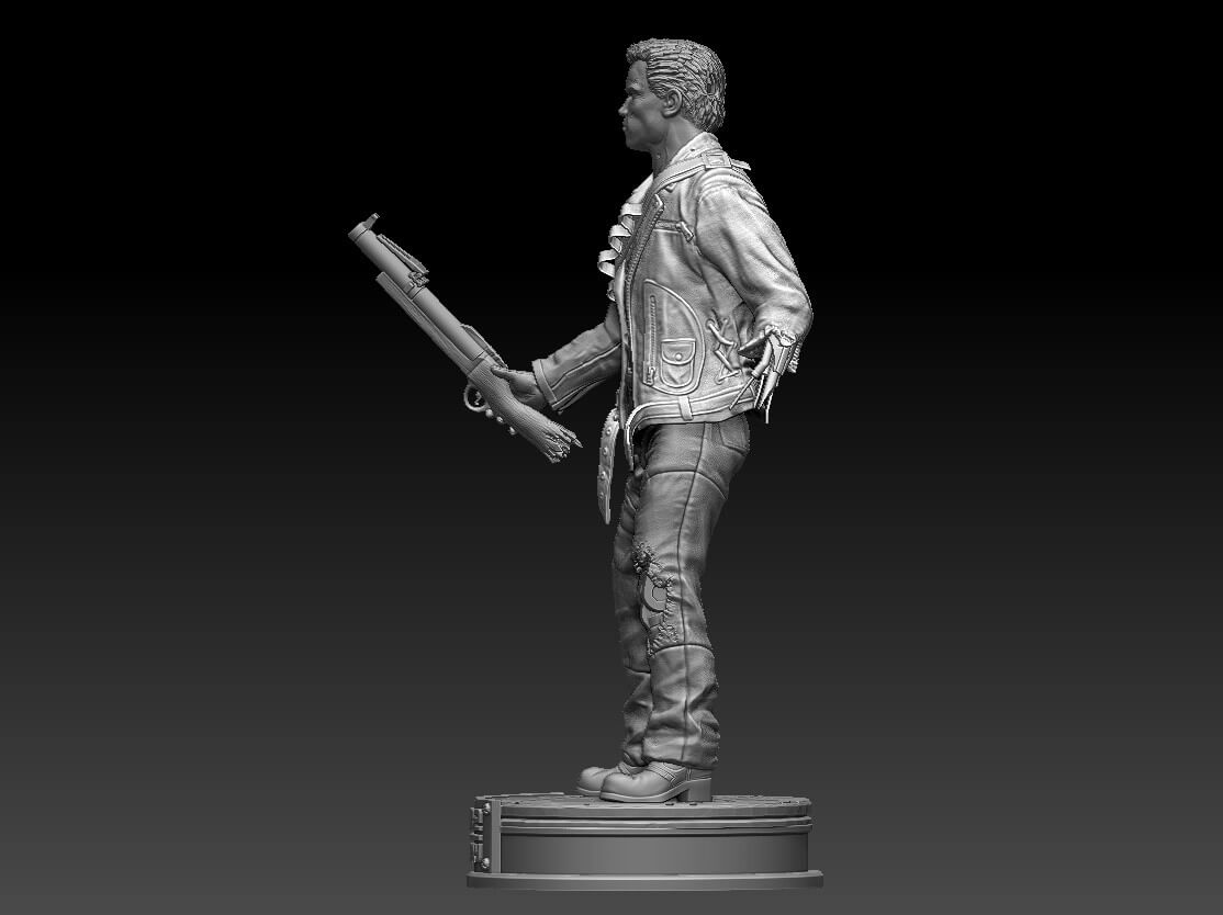 Terminator 2 Judgment Day V2 - 3D Model by Andreyad77