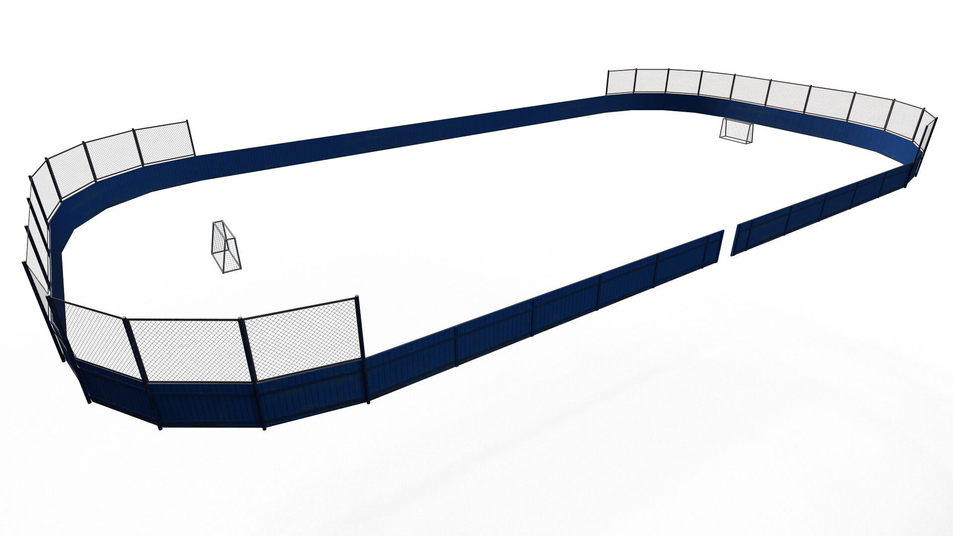 Street Hockey Arena 3D Model by andreyd3