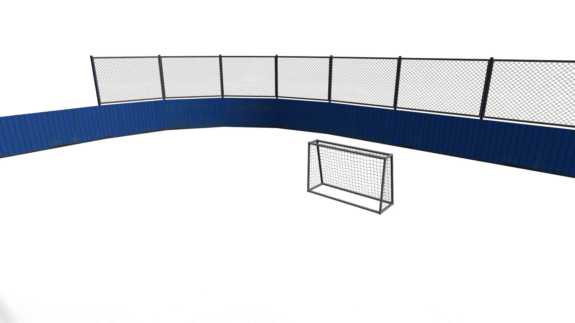 Street Hockey Arena 3D Model by andreyd3