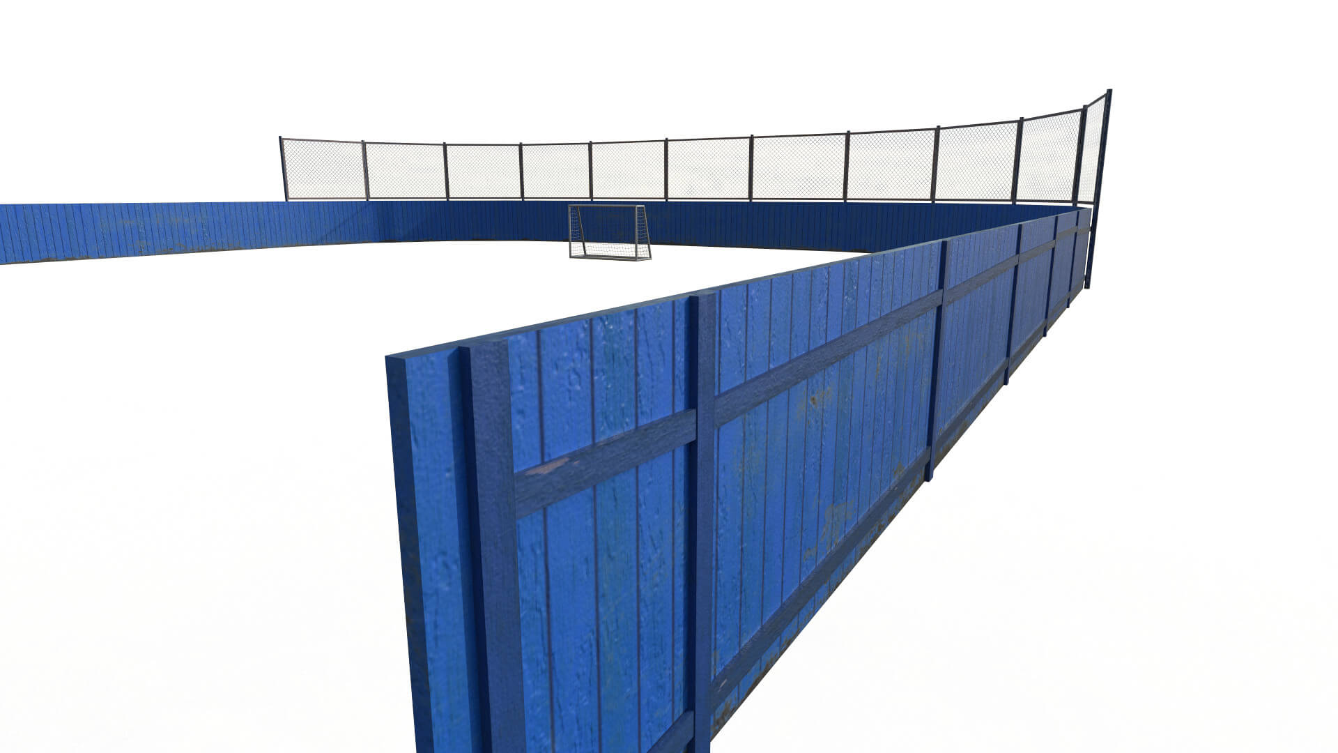 Street Hockey Arena 3D Model by andreyd3