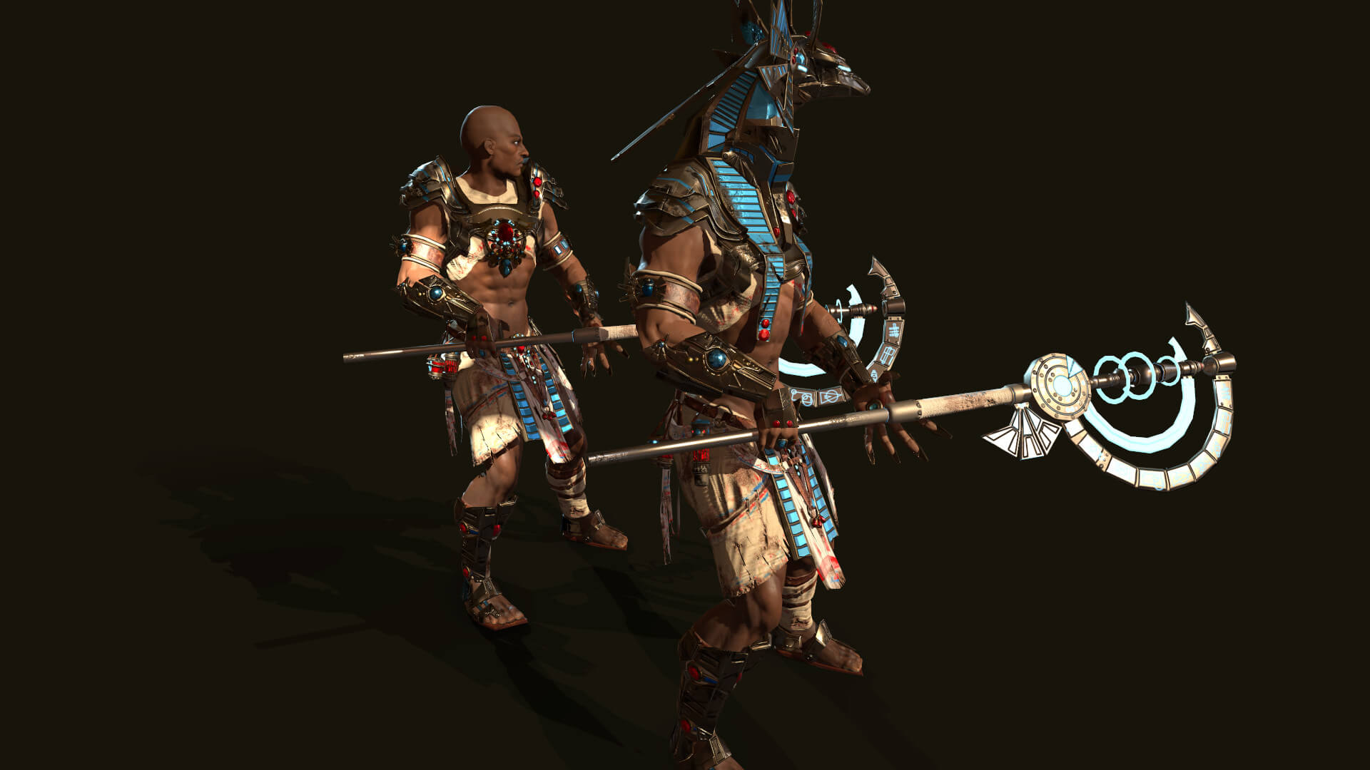 Anubis Warrior - 3D Model by andryuha1981