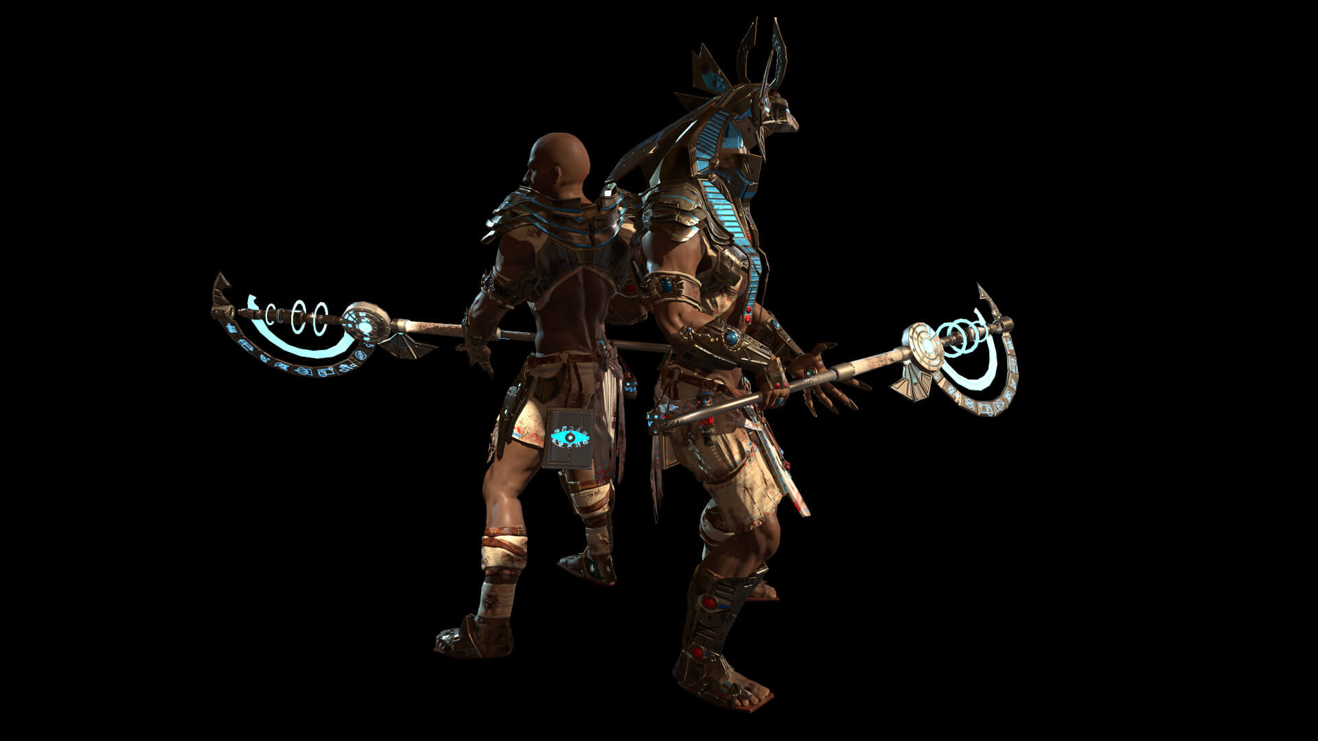 Anubis Warrior - 3D Model by andryuha1981