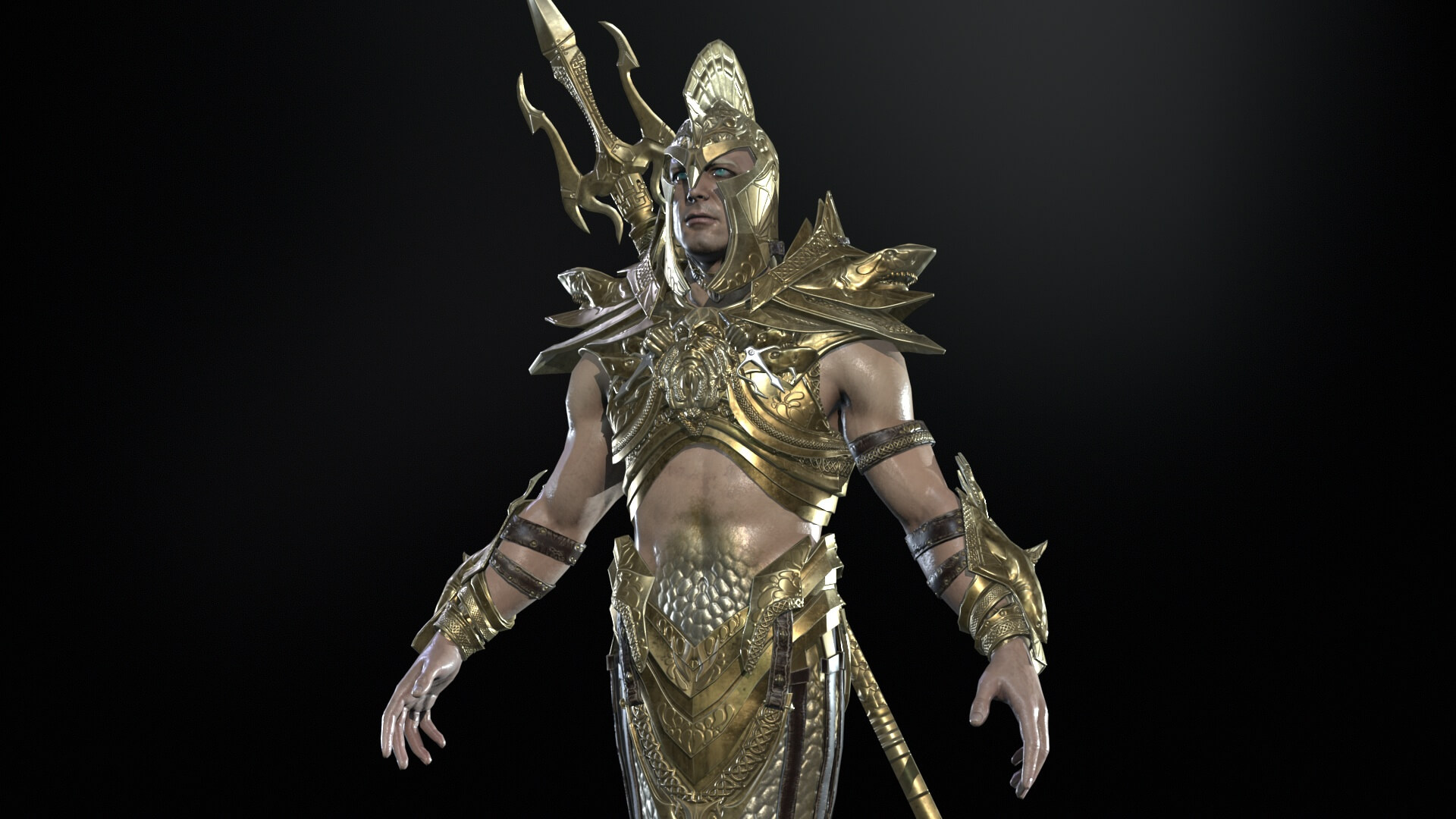 Atlant Game Ready - 3D Model by andryuha1981