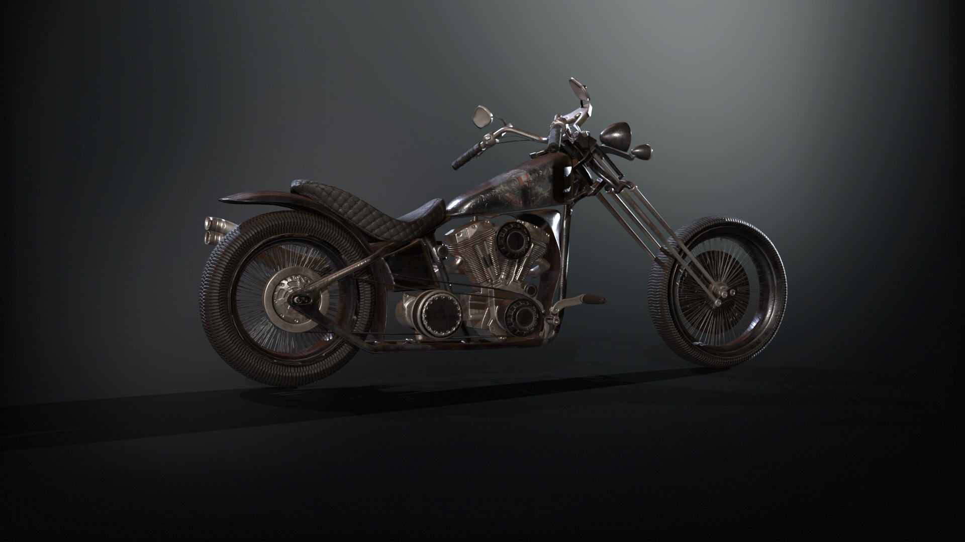 Biker Game Ready - 3D Model by andryuha1981
