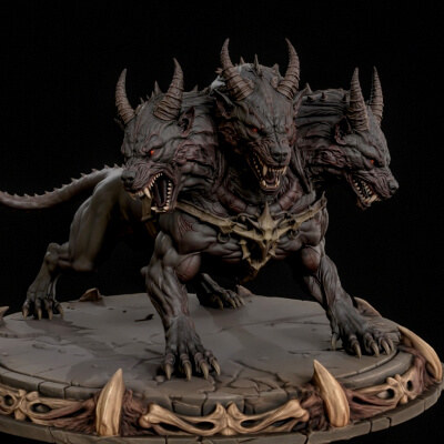 Cerberus 3D Print Ready 2