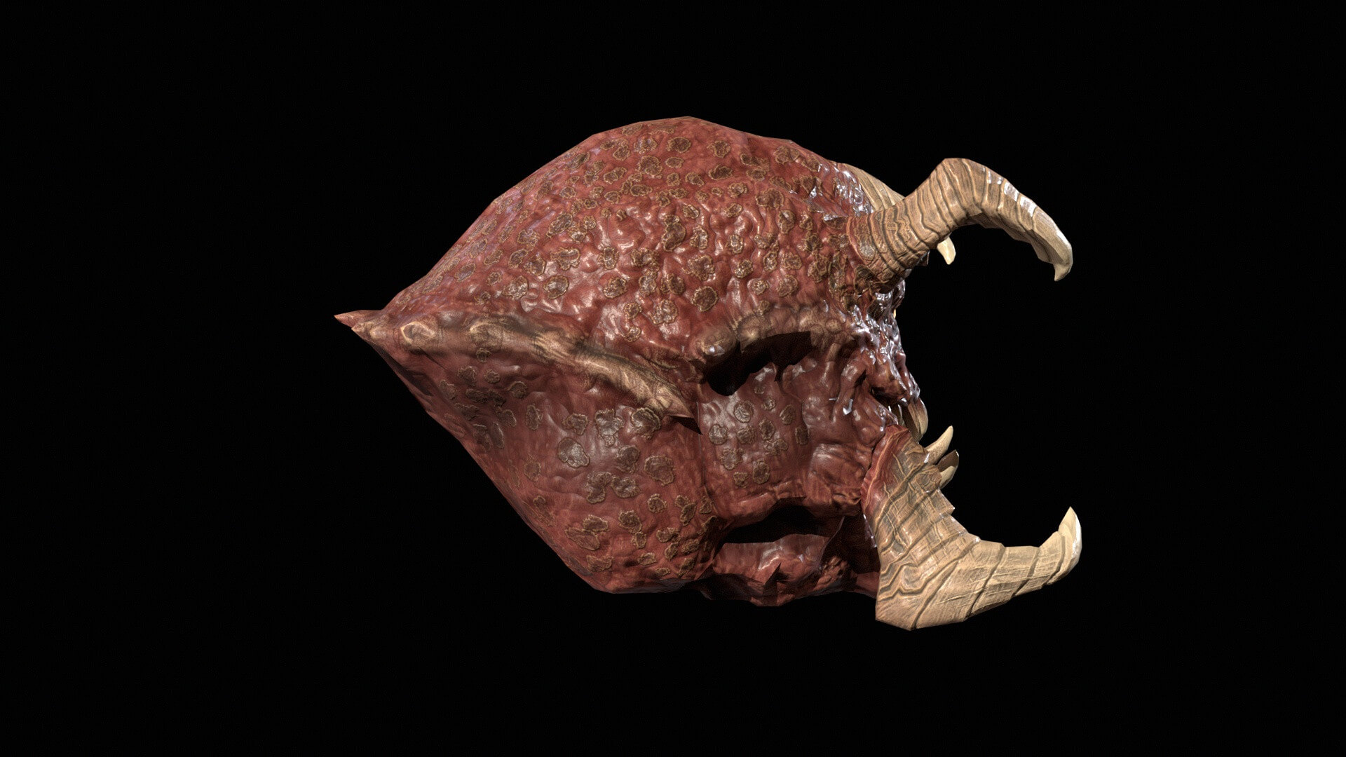 Demonic Eye Game Ready 3D Model by andryuha1981