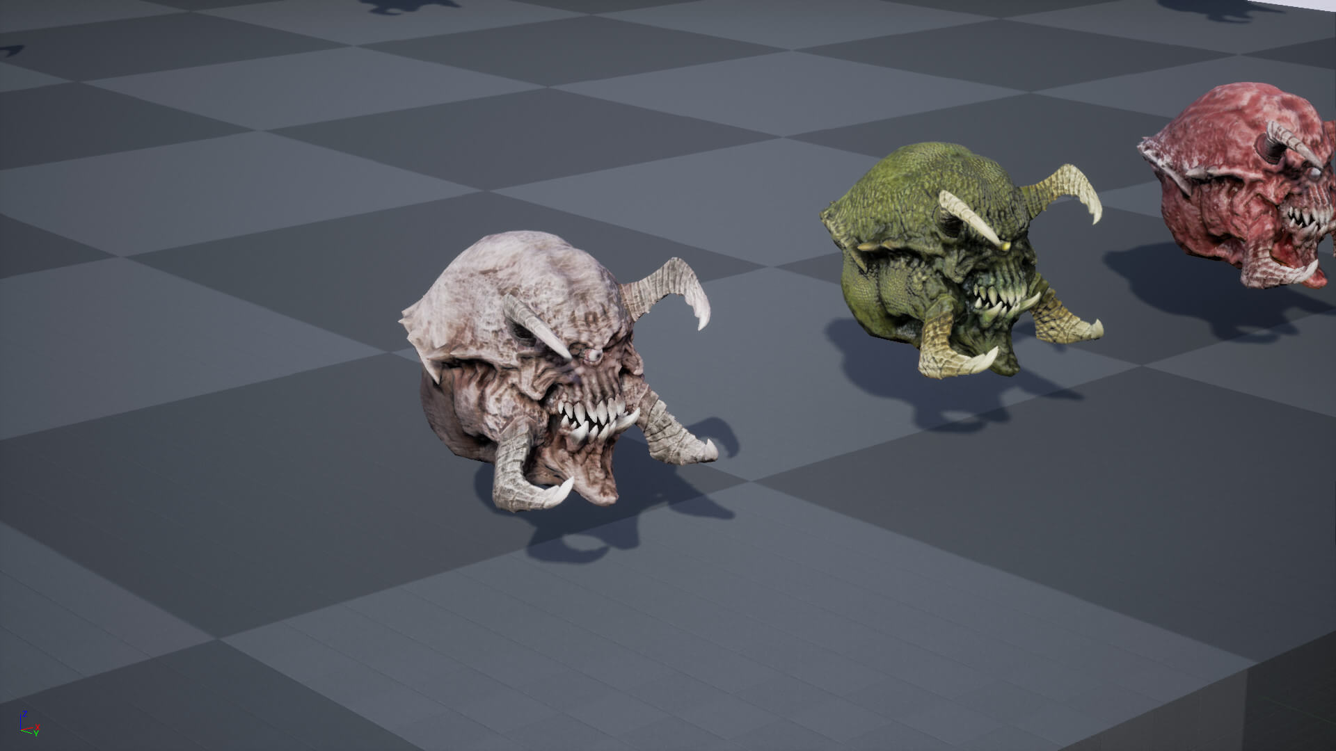 Demonic Eye Game Ready 3D Model by andryuha1981