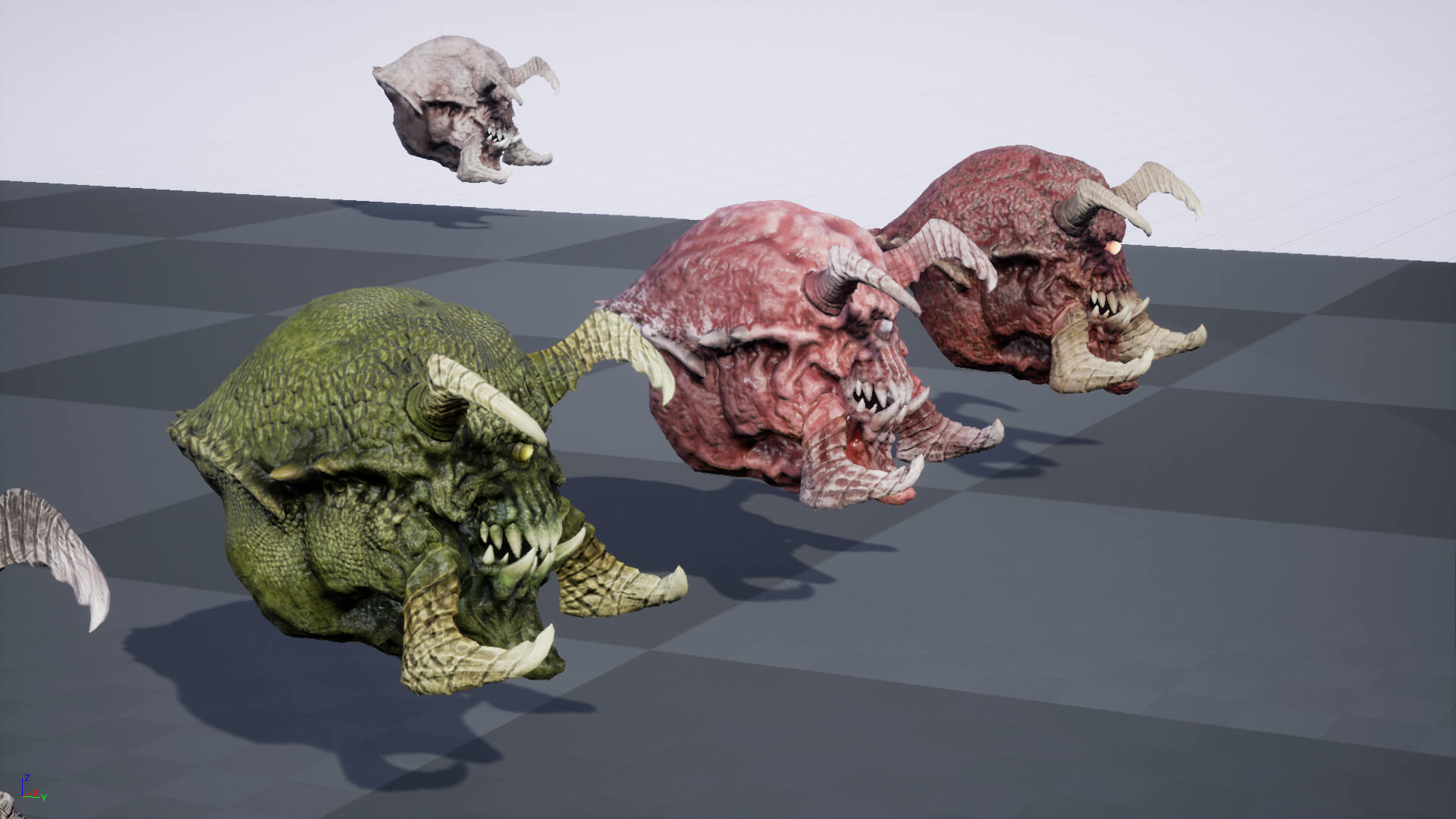 Demonic Eye Game Ready 3D Model by andryuha1981