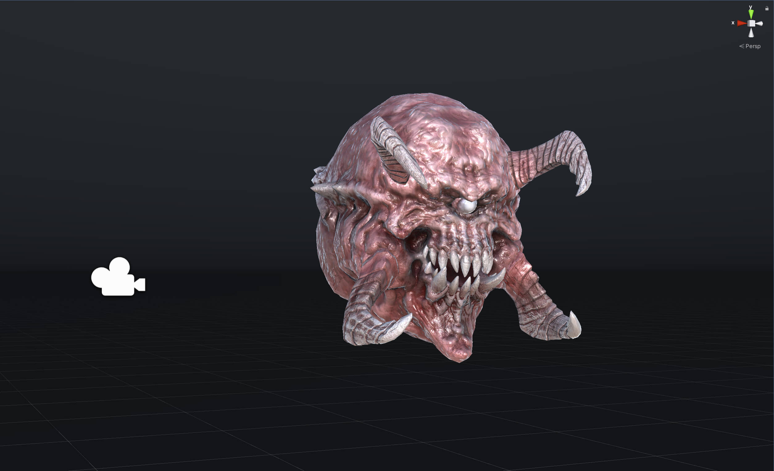 Demonic Eye Game Ready 3D Model by andryuha1981