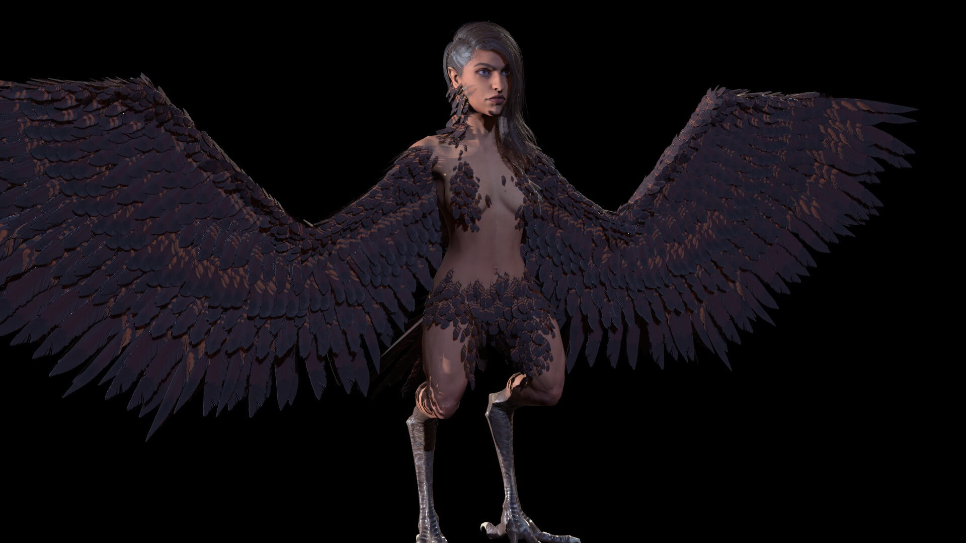 Harpy Game Ready - 3D Model by andryuha1981