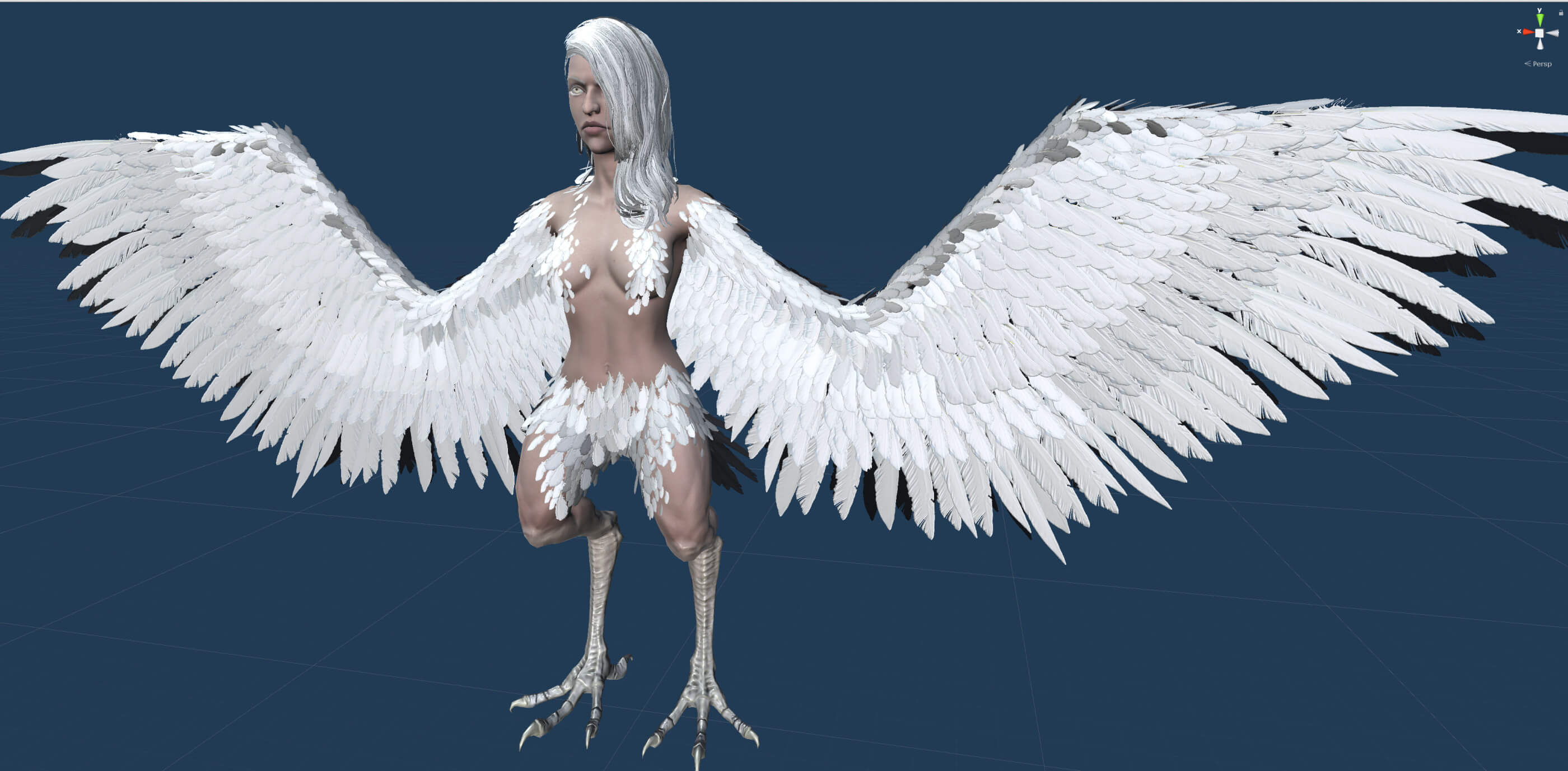Harpy Game Ready - 3D Model by andryuha1981