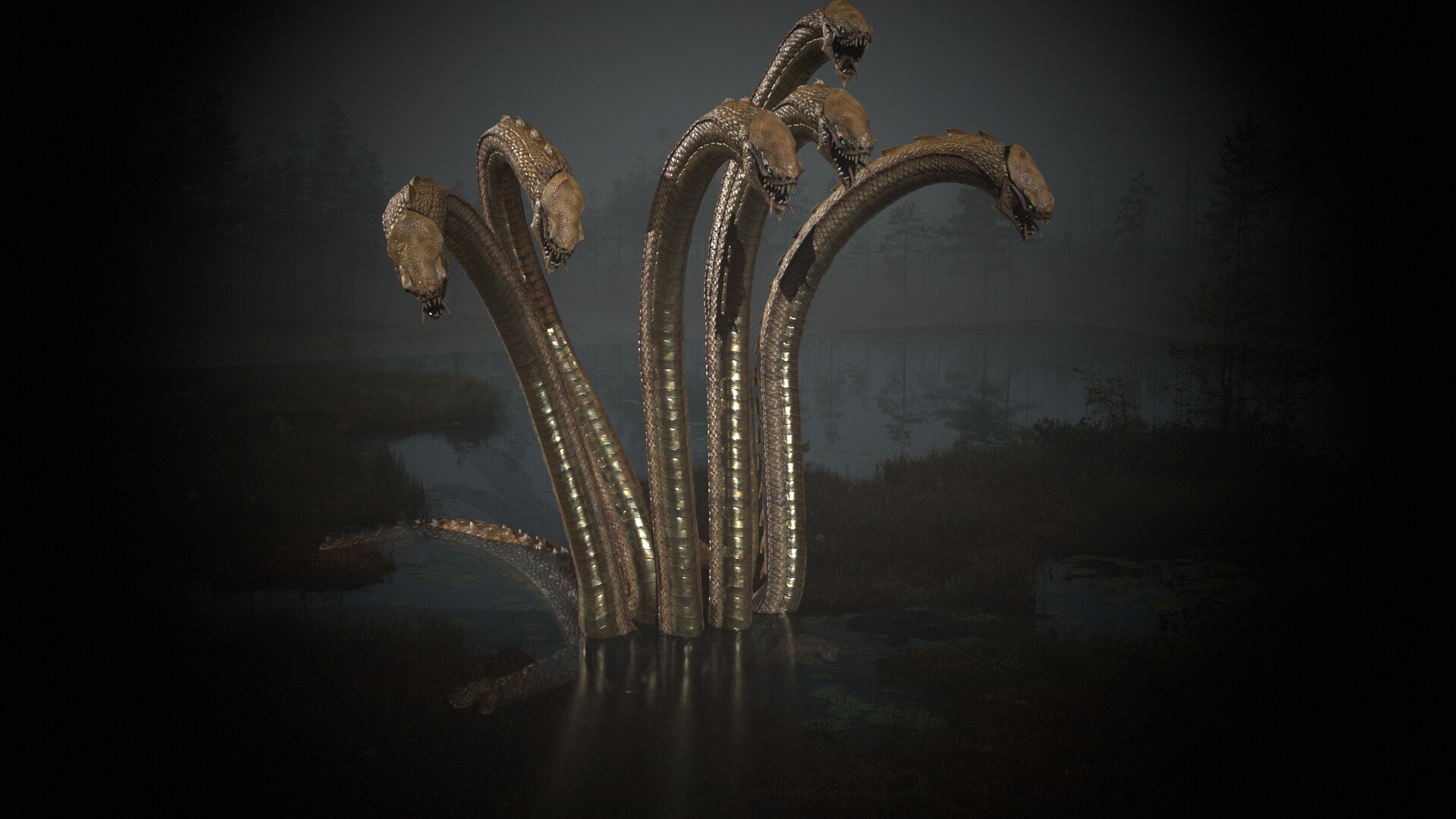 Hydra Game Ready - 3D Model by andryuha1981