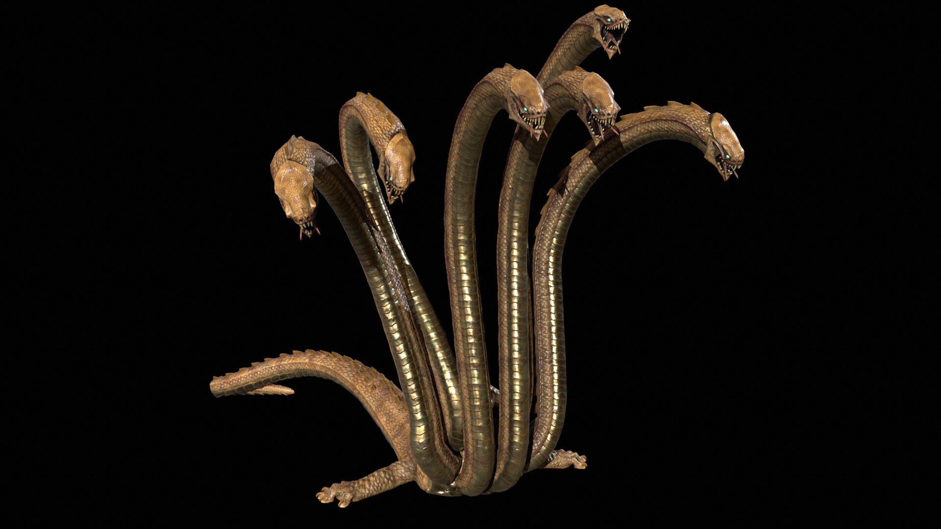 Hydra Game Ready - 3D Model by andryuha1981