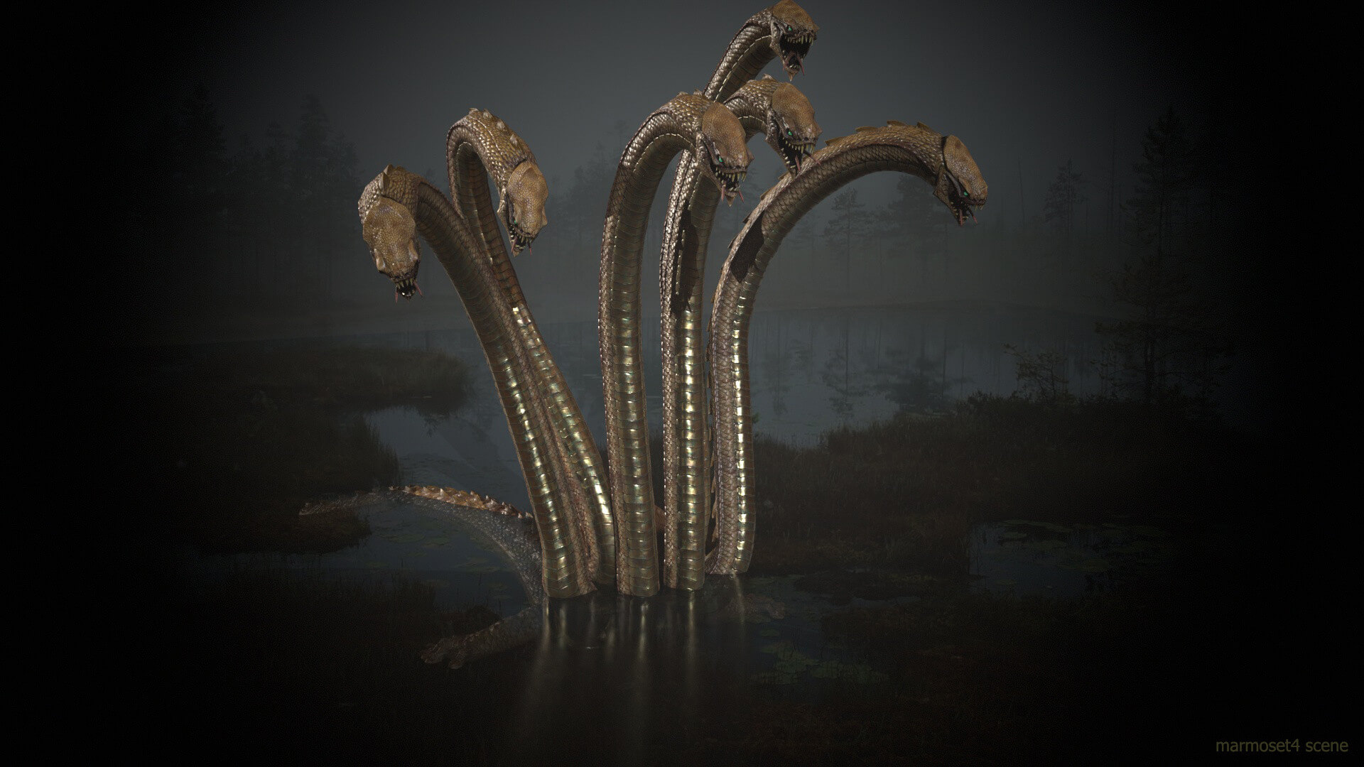 Hydra Game Ready - 3D Model by andryuha1981