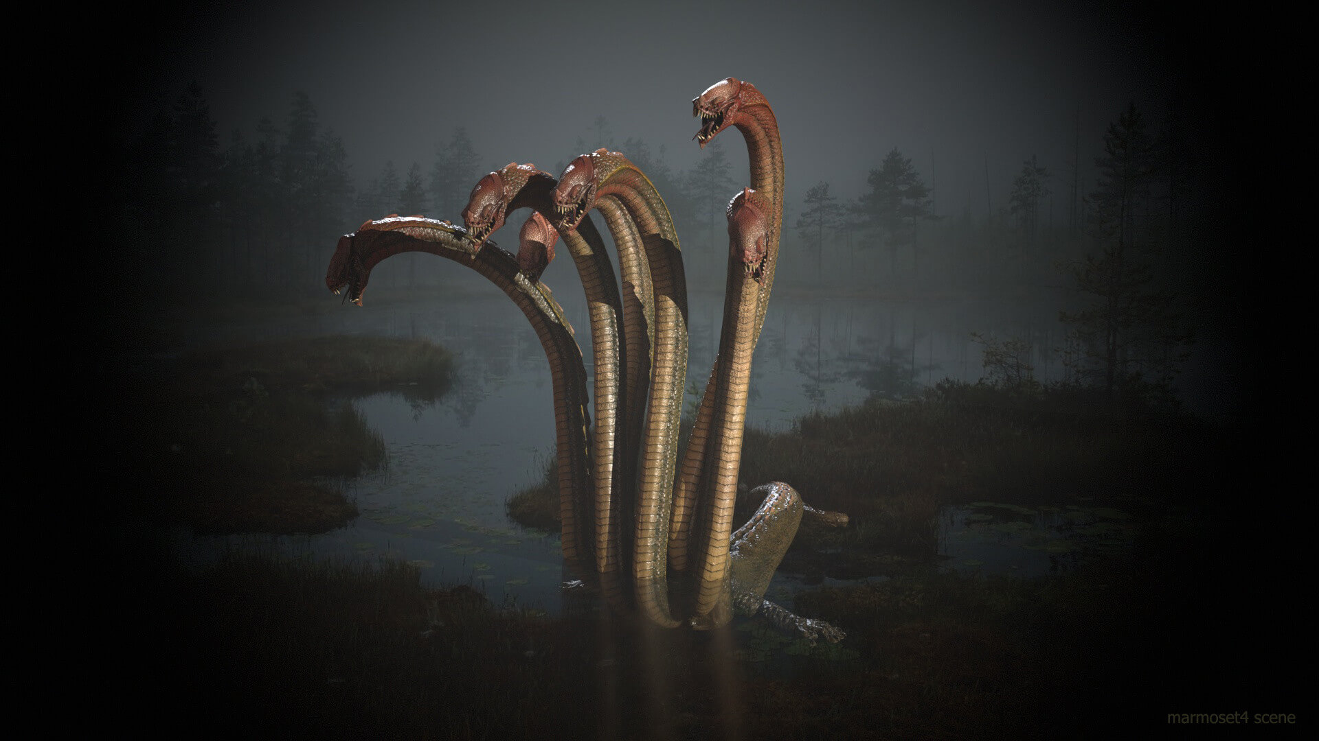 Hydra Game Ready - 3D Model by andryuha1981