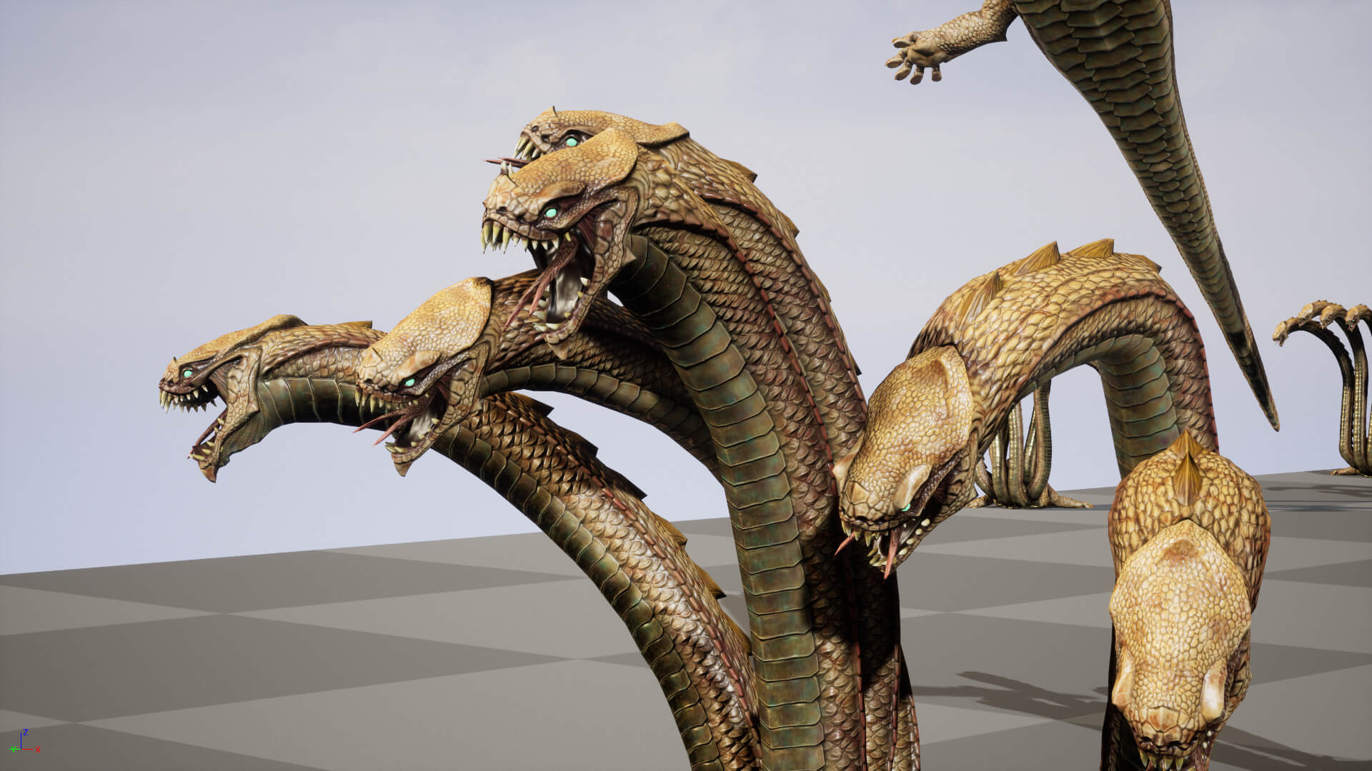 Hydra Game Ready - 3D Model by andryuha1981