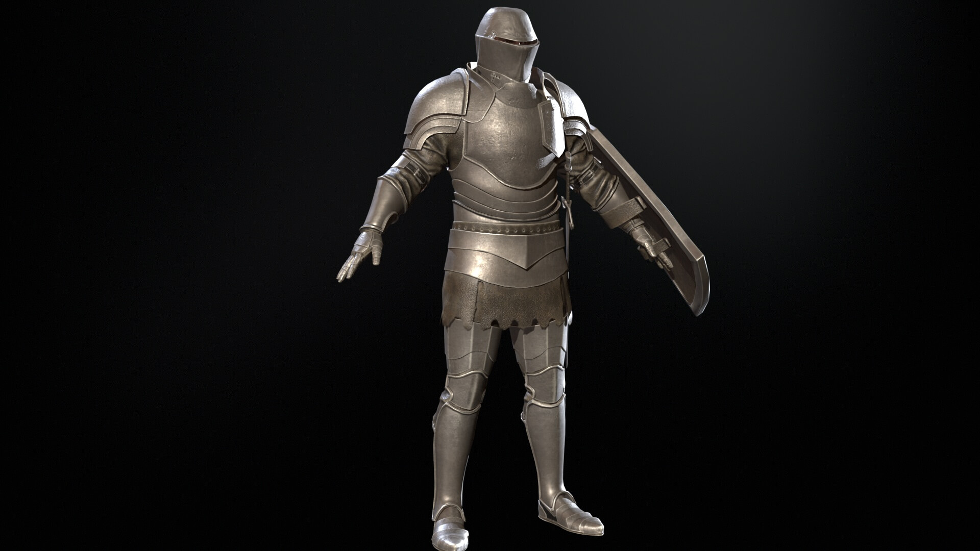 Basic Npc Knight Npc Knight4 Game Ready - 3D Model by andryuha1981