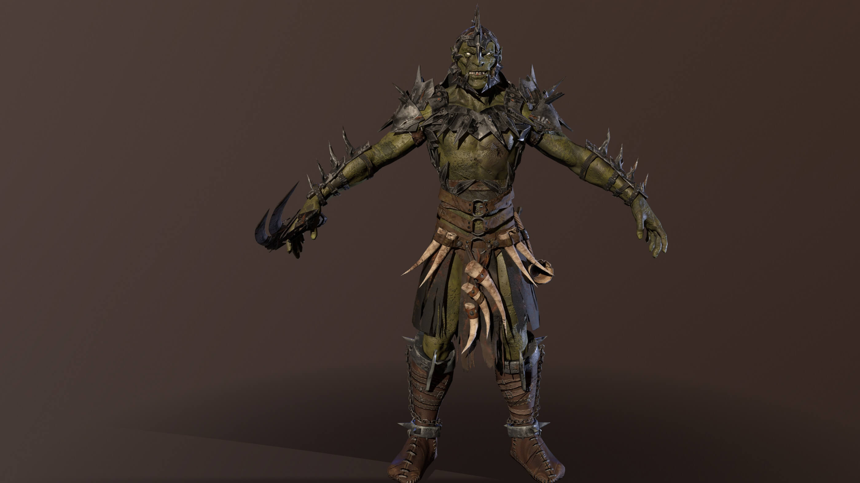 Ork Racing Runes Ork Fast Runer - 3D Model by andryuha1981