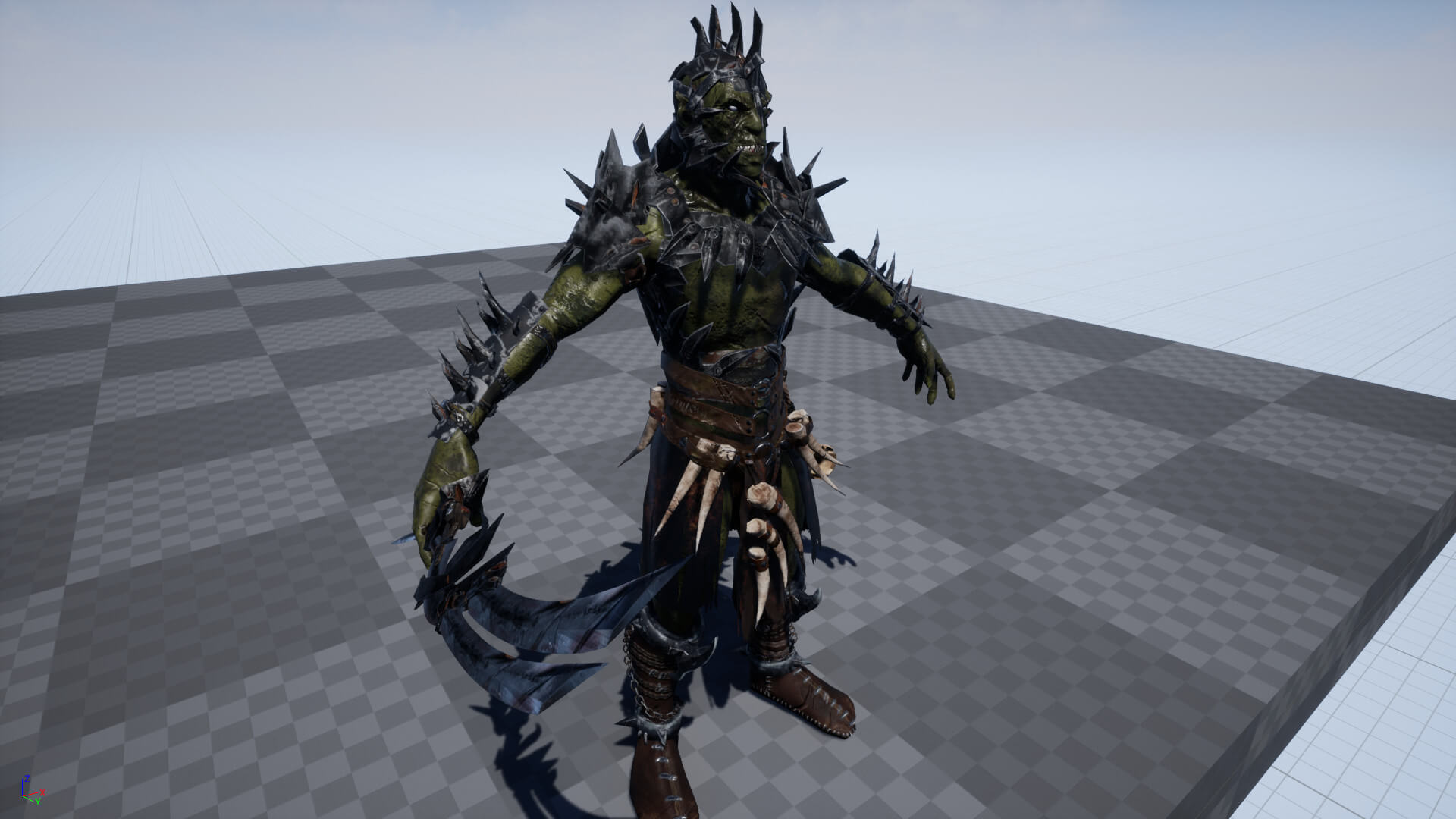 Ork Racing Runes Ork Fast Runer - 3D Model by andryuha1981