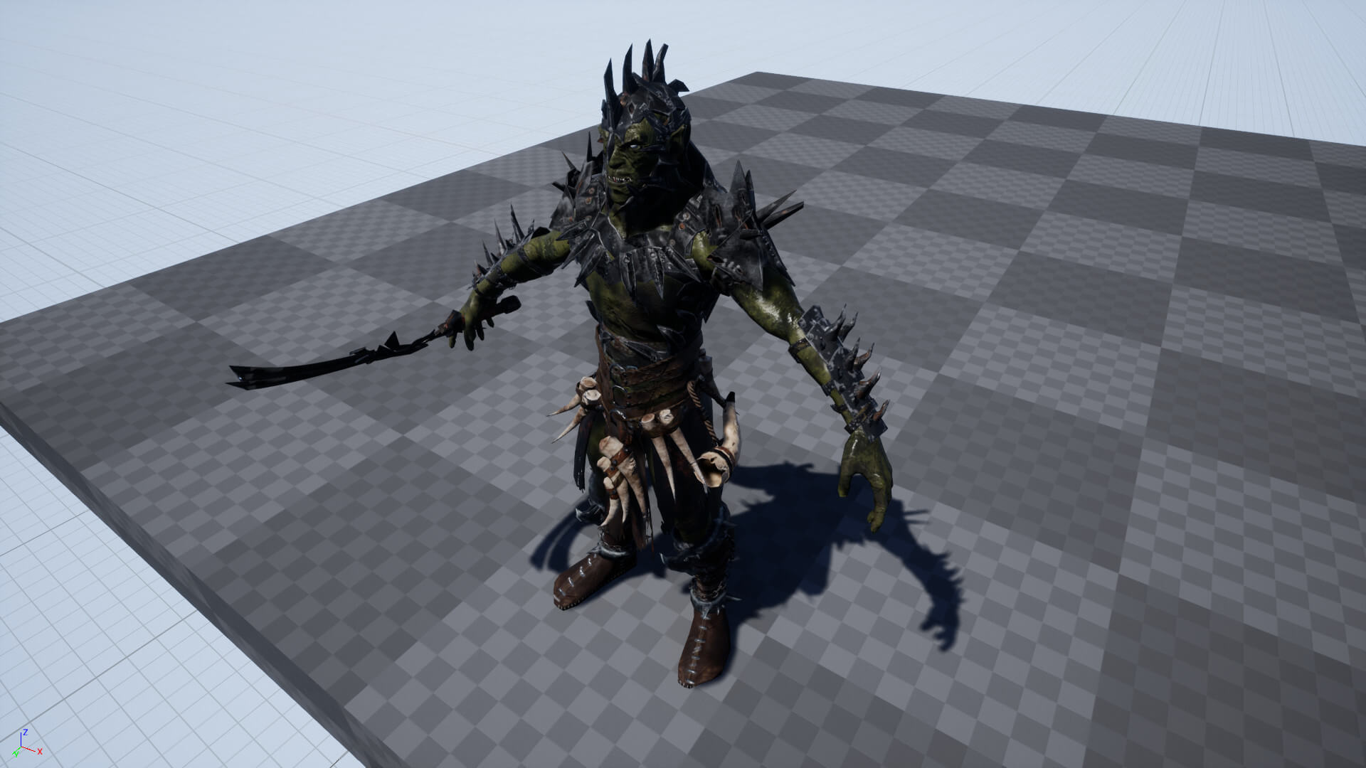 Ork Racing Runes Ork Fast Runer - 3D Model by andryuha1981