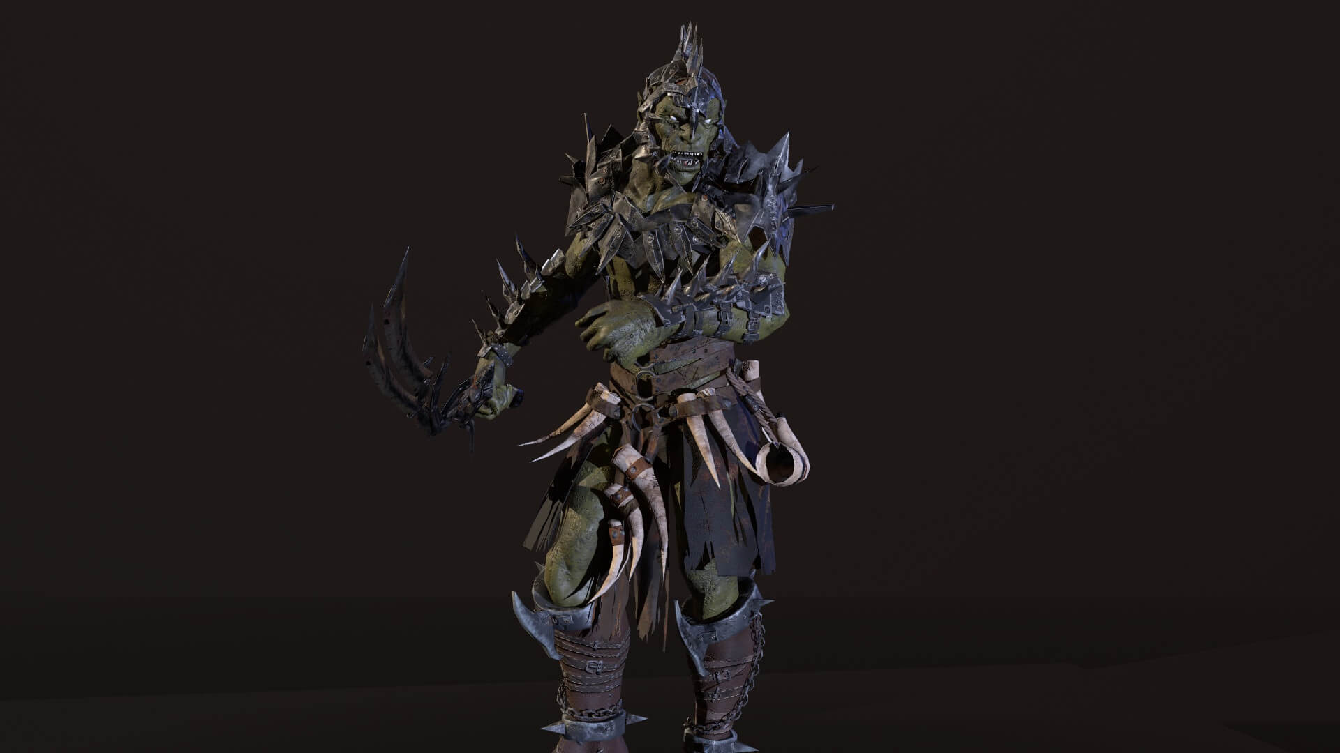 Ork Racing Runes Ork Fast Runer - 3D Model by andryuha1981