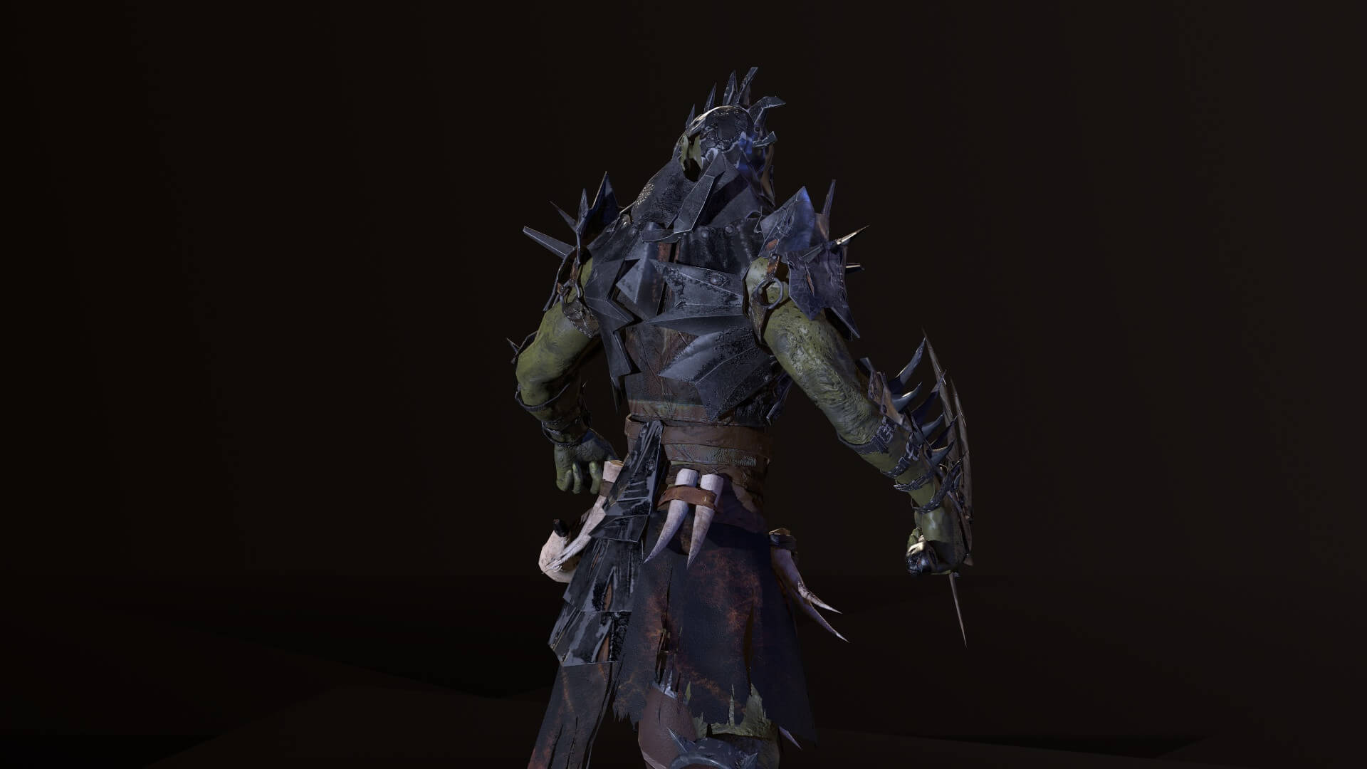 Ork Racing Runes Ork Fast Runer - 3D Model by andryuha1981