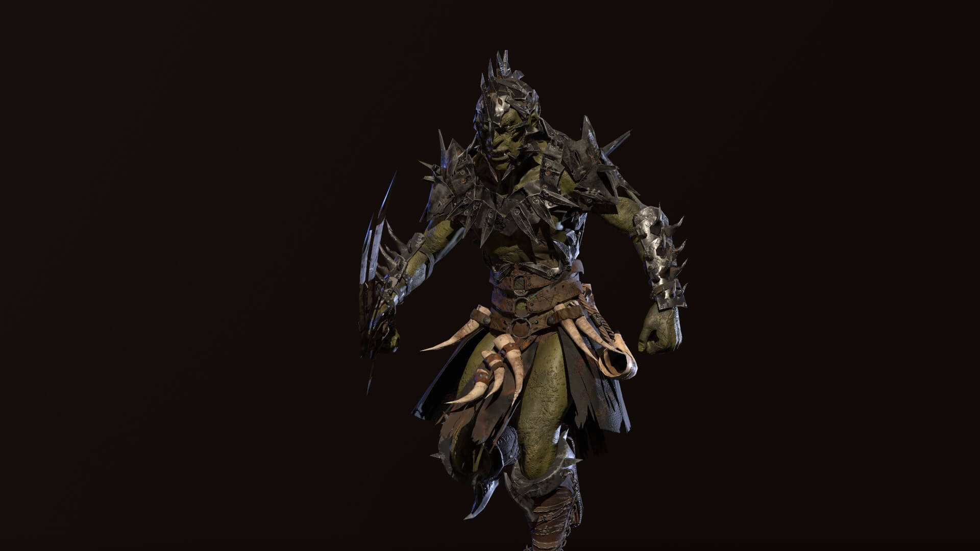 Ork Racing Runes Ork Fast Runer - 3D Model by andryuha1981
