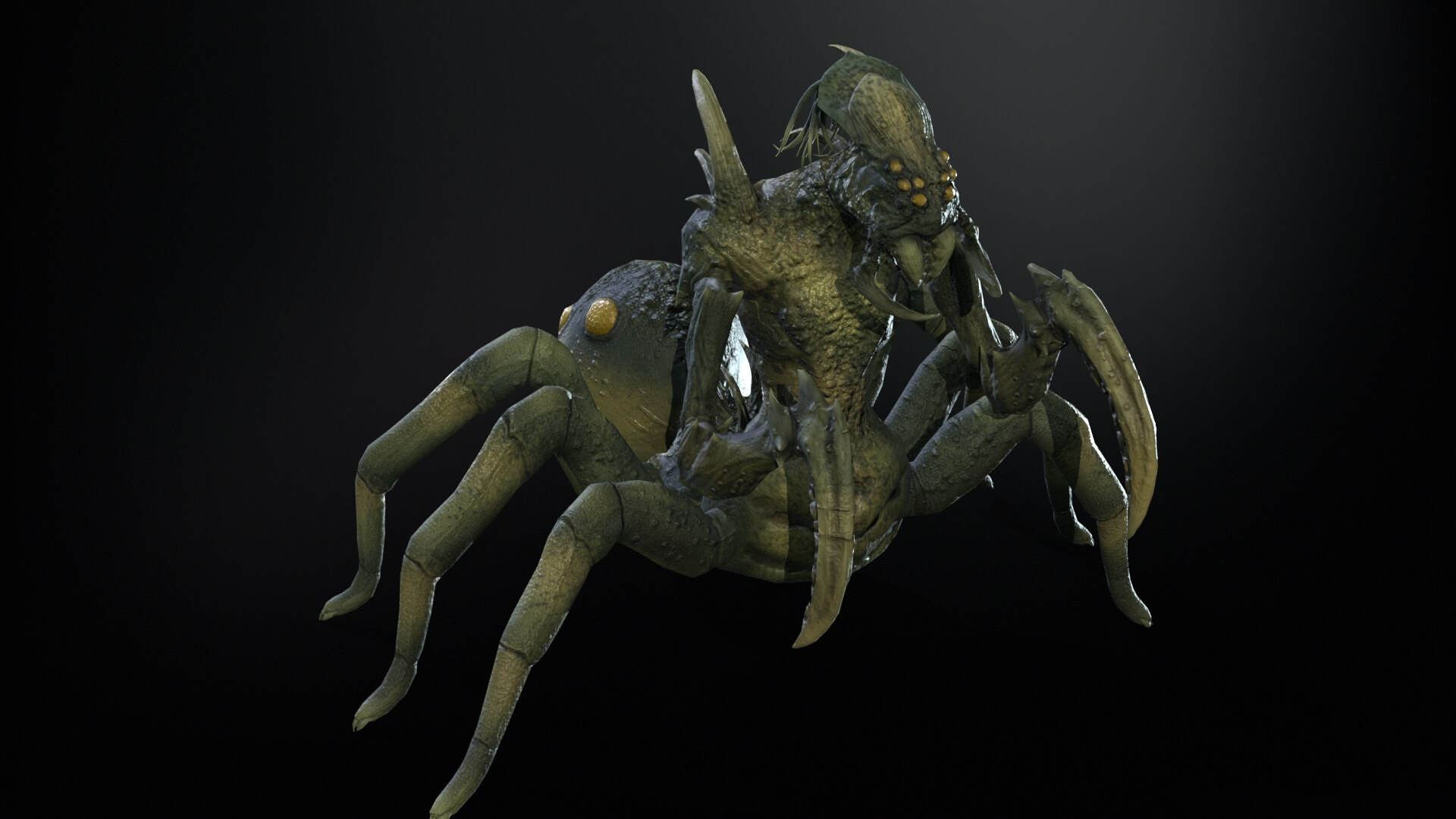 Spider Monster - 3D Model by andryuha1981