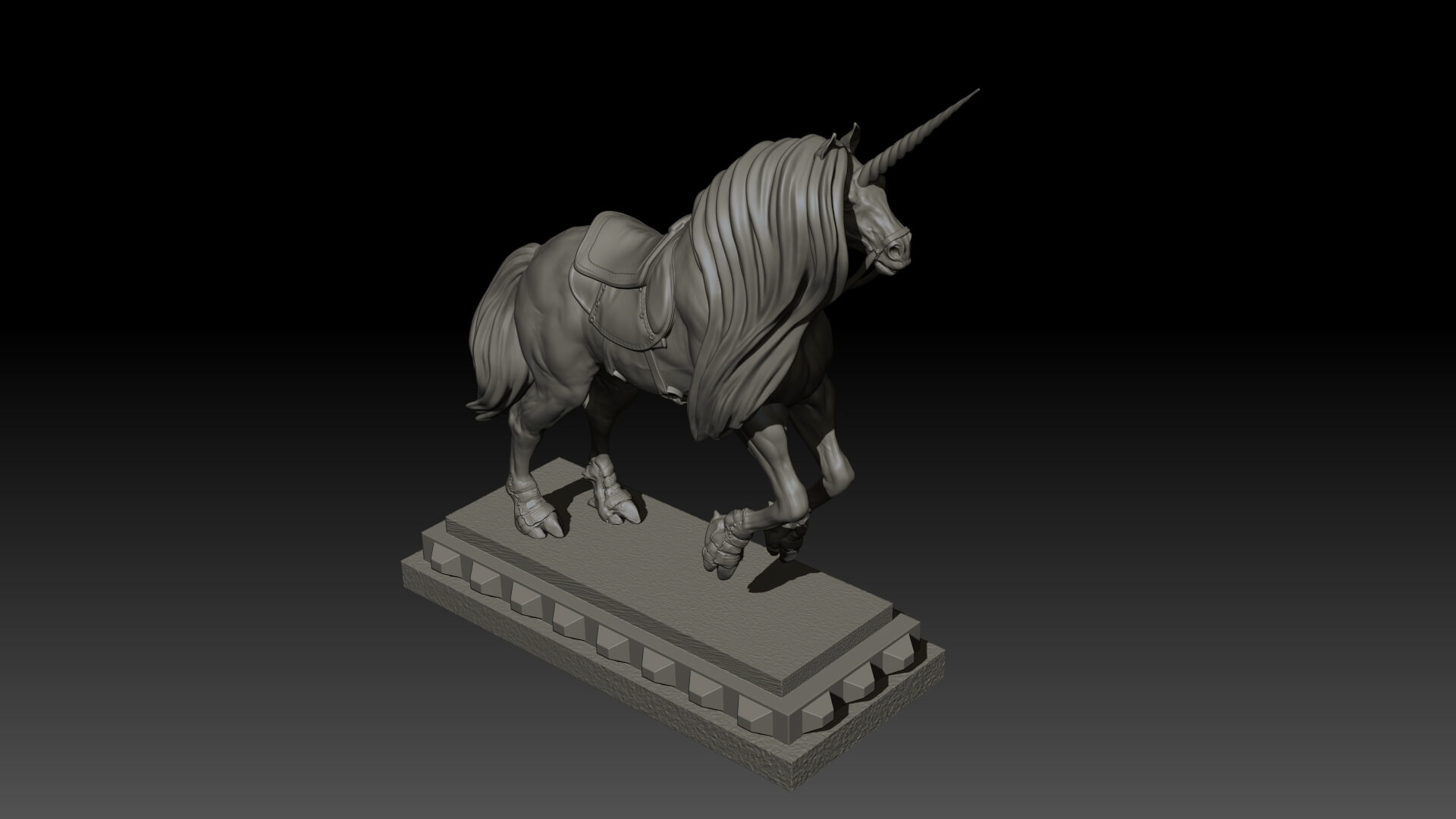 Unicorn 3D Print Ready by andryuha1981