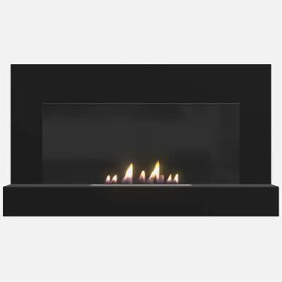 Bioethanol Fireplace with Animated Flame Texture