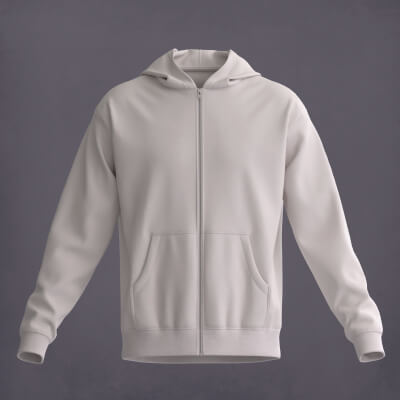 Mens Zip-Up Hoodie