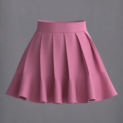 Pleated Skirt
