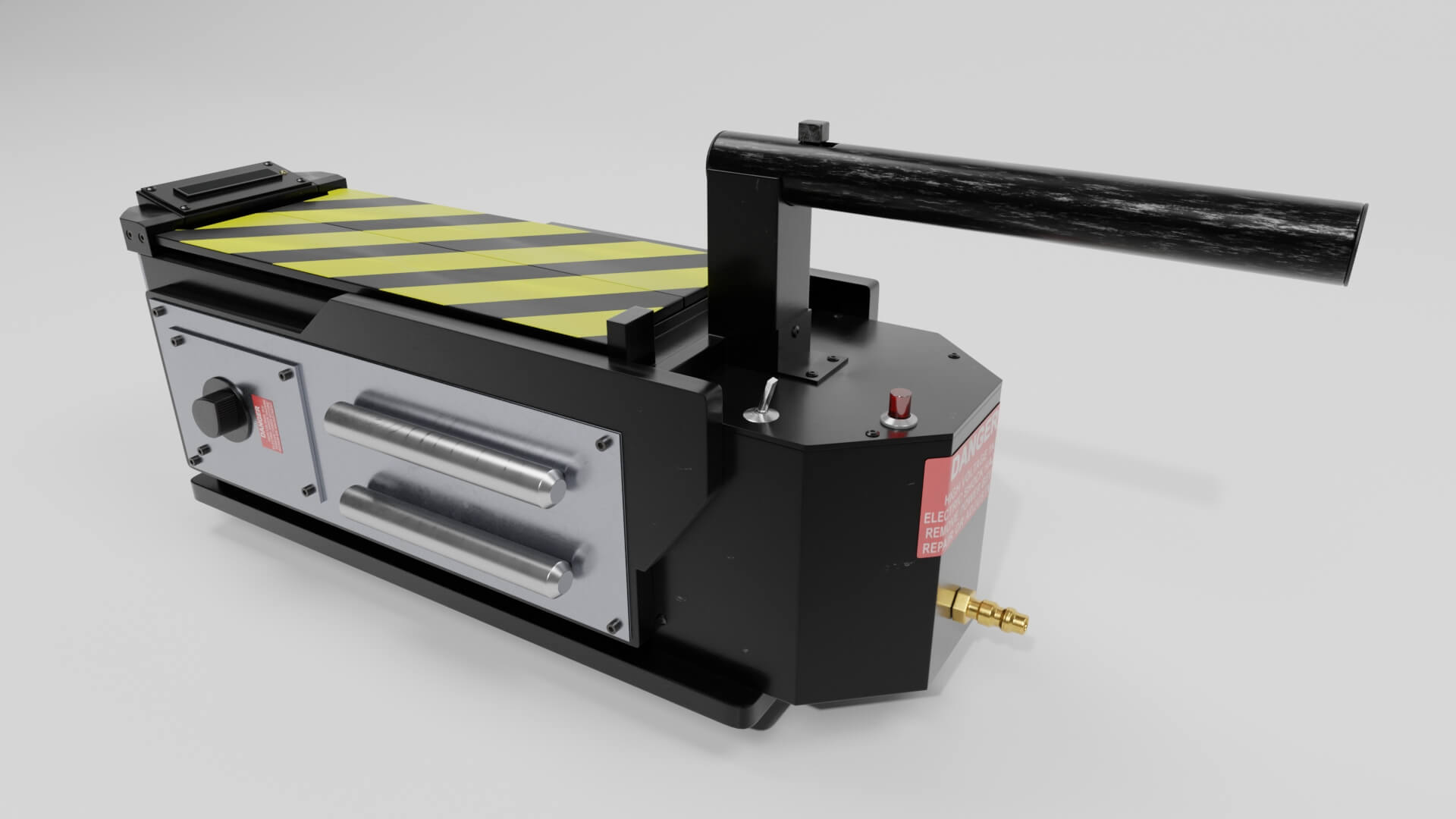 Ghostbuster Trap High Poly and Low Poly - 3D Model by angelus082