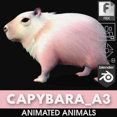 Capybara-A3-Animated