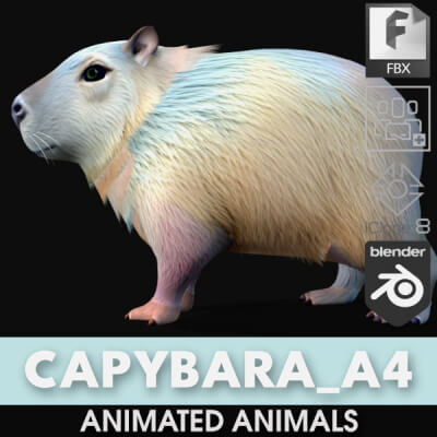 Capybara-A4-Animated