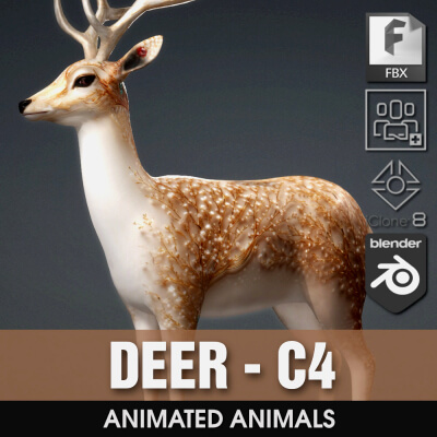 Deer-C4-Animated