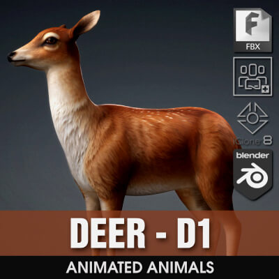 Deer-D1-Animated