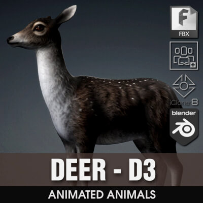 Deer-D3-Animated