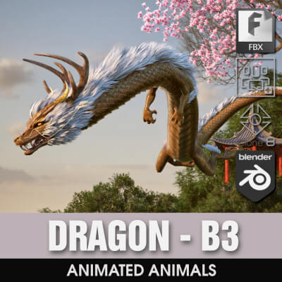 Dragon-B3-Animated by Animated3d