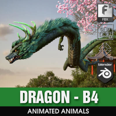 Dragon-B4-Animated by Animated3d